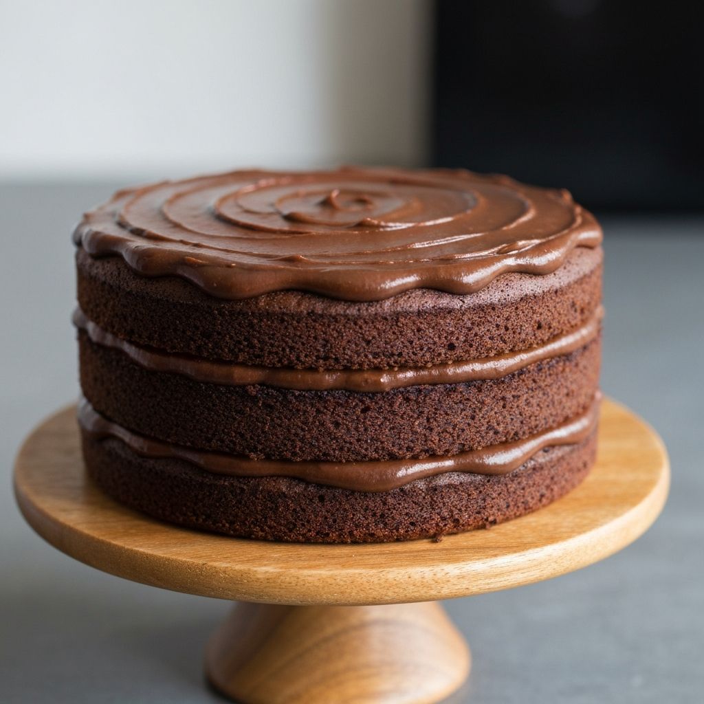 Gâteau au chocolat à étages